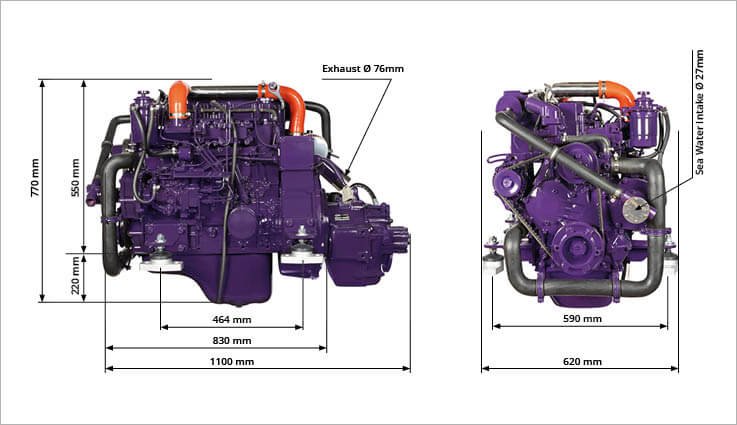 HM4.83 engine drawing